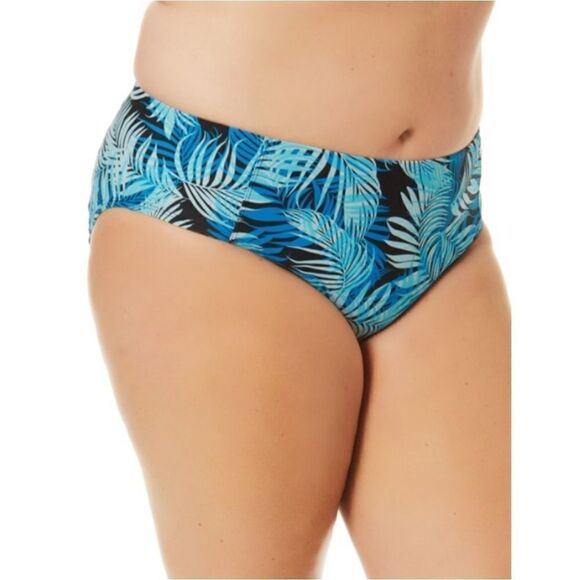 Women's Plus Asymmetrical Swimsuit Bathing Suit Bikini Size 3X - Picture 10 of 11